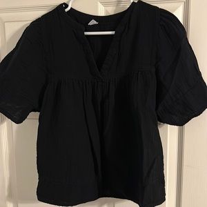 Black Old Navy woven top